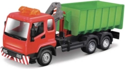 Bburago techninės pagalbos automobilis su kabliniu keltuvu ir kranu 1:43