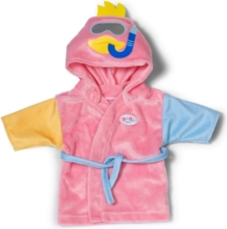 Baby born chalatas lėlėms 43 cm su gobtuvu ir ančiuku