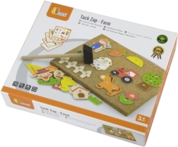 Medinė kamštinė vinių kalimo ferma Viga Montessori