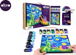 Tapyba mase pagal skaičius – Mažasis princas: nakties dangus 29 × 29 cm