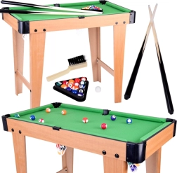 Kids’ tabletop billiards set with accessories