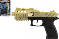 Plastikinis inercinis žaislinis pistoletas vaikams 20 × 13 cm