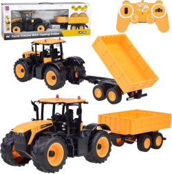 JCB RC traktorius su išverčiamu priekaba 1:16