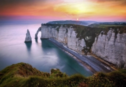 Dėlionė Vaizdas į Étretat, 1000 dalių