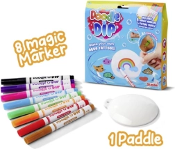 Kūrybiniai vandens tatuiruotės Doodle o Dip