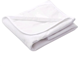 Neperšlampamas frotinis paklotas New Baby 40 × 90 baltas