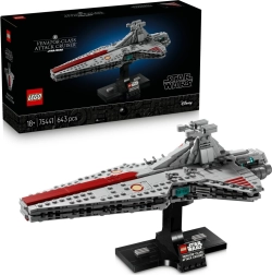 LEGO Star Wars „Venator“ klasės puolamasis kreiseris – kolekcinis modelis ant stovo