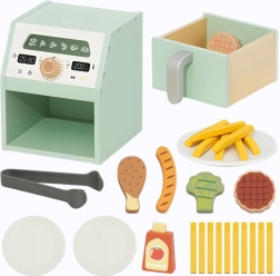 Medinė karšto oro gruzdintuvė (airfryer) TOOKY TOY vaikams