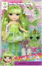 Rainbow High mažoji fėjų sesutė Emerald – žalia lėlė su sparnais ir augintiniu