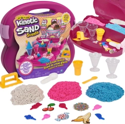 Kinetic Sand Scents ledų rinkinys lagaminėlyje su kvapu