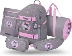 Mokyklinis rinkinys 5 dalių Baagl Skate Kuromi Grey
