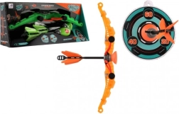 Vaikiškas lankas su strėlėmis su siurbtukais ir taikiniu