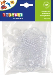 Playbox padėkliukai lyginamiems karoliukams – rinkinys 4 vnt.
