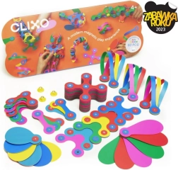 Clixo Super Rainbow magnetinė konstruktoriaus dėlionė, 60 dalių