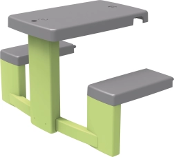 vaikiškas pikniko stalas SMOBY su suoliukais