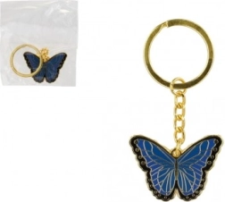 Metalinė raktų pakabukas Drugelis