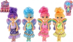 Fėja lėlė su sparnais 15 cm, spalvų miksas