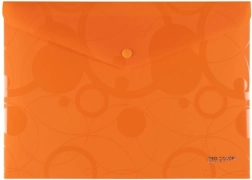 A4 Snap-Button Wallet Orange NEO COLORI