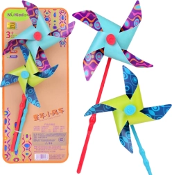 Spalvingi vėtraračiai 2 vnt – lauko žaislas ir sodo dekoracija