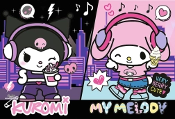 Dėlionė 160 dalių kuromi valdo hello kitty trefl