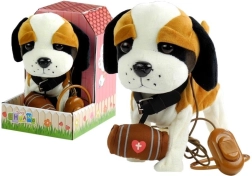 Interaktyvus šv. Bernardo šuniukas su pavadėliu ir būda