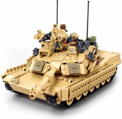 Sluban Model Bricks kovinis tankas M1A2 Abrams TUSK II 2v1