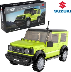 Konstruktorius CaDA SUZUKI Jimny 1:24 žalias visureigis, 192 detalės