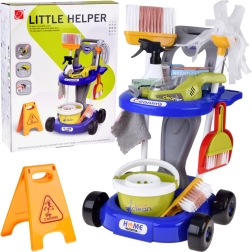 Vaikiškas valymo vežimėlis su priedais ir dulkių siurbliu