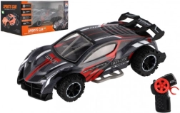 RC sportinis automobilis 2,4 GHz 20 cm, maitinamas baterijomis – Raudona