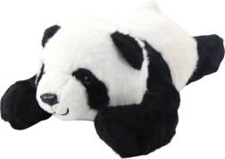 Pliušinis gulintis pandas 30 cm juodai baltas