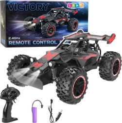 RC visureigis 1:18, greitis 20 km/val., raudonas