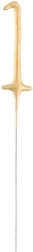 Gold number-shaped sparkler