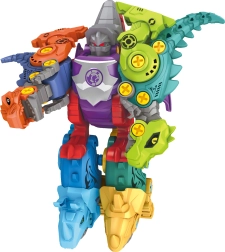 Varžtų rinkinys dinozaurų 5-in-1 – roboto konstruktorius