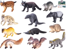 Set of Plastic Forest Animal Figures 13–16 cm, 12 pcs