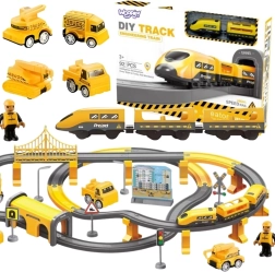 Woopie elektrinė traukinių trasa – statybų komanda, 92 dalys