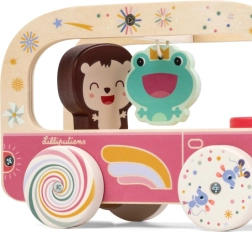 Lilliputiens wooden pull-along bus Unicorn Lena