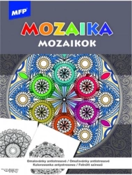 Antistresiniai spalvinimo paveikslai Mozaika 21x29 cm