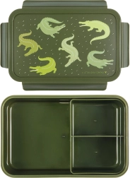 A Little Lovely Company vaikų priešpiečių dėžutė – Krokodilas