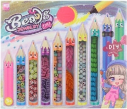 Vėrimo karoliukai – pieštukų rinkinio vaikams