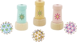 Medinis spalvotas kaleidoskopas