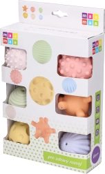 Maamaa minkšti cypsiantys kamuoliukai, rinkinys 6 vnt., 5,5 cm