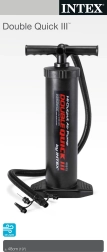 Dvipusė stūmoklinė rankinė pompa Intex Double Quick III
