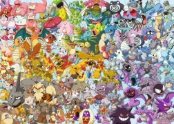 1000 dalių dėlionė POKEMON challenge – RAVENSBURGER