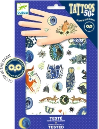 DJECO laikini tatuiruotės Naktinė gamta