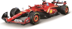 1:18 scale Ferrari SF-24 (2024) car model in protective case