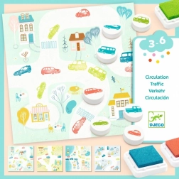 DJECO automobilių antspaudų rinkinys