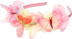 Souza headband Lilyanne with flowers and butterflies