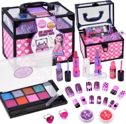 Vaikiškas kosmetikos lagaminėlis su makiažo žaislais mažiesiems