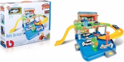 Bburago Street Fire garažas su autoservisu ir automobiliuku 1:43