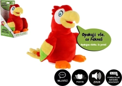 Papūgėlė Jaroušek kartojanti sakinius minkštas žaislas